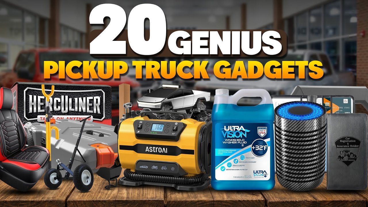 20 гениальных гаджетов для пикапов на Amazon, которые должны быть у каждого владельца грузовика.