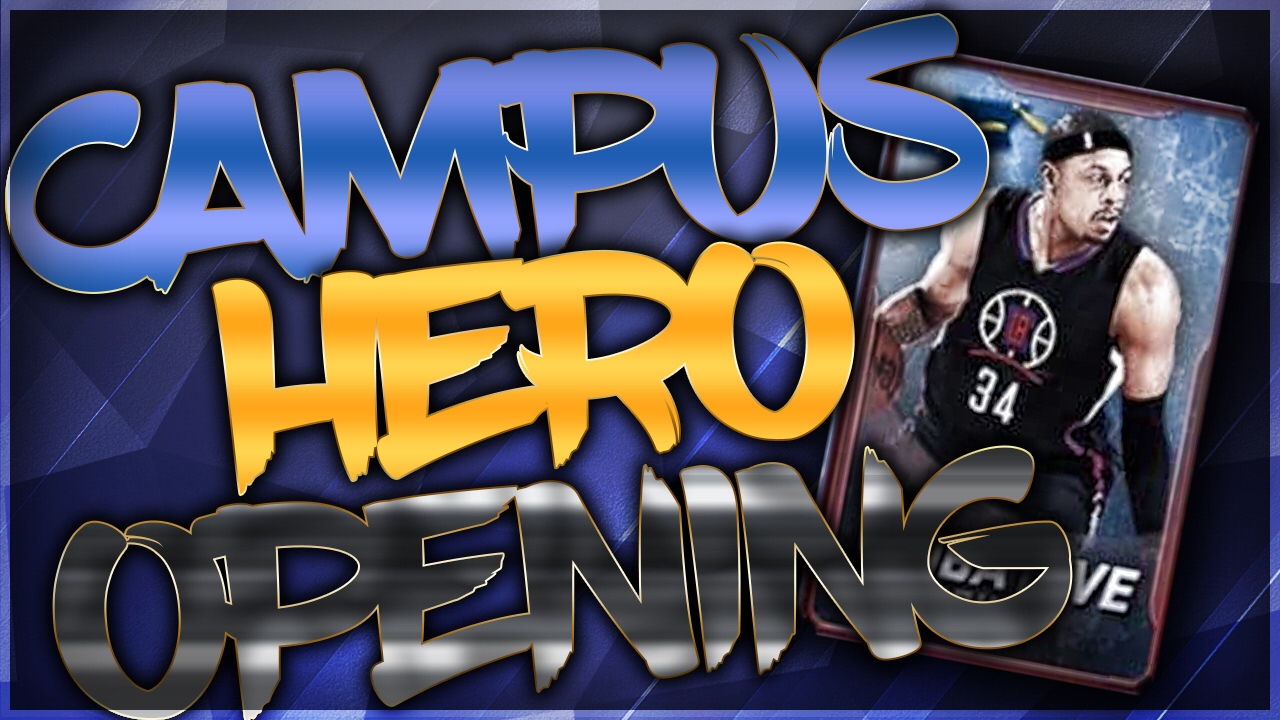 INSANE CAMPUS HEROES PACK OPENING! NBA LIVE MOBILE