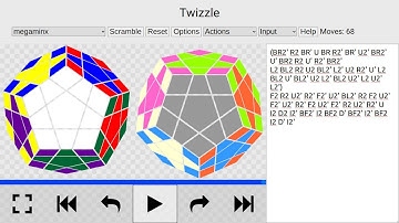 10 star pattern for megaminx (68 moves)