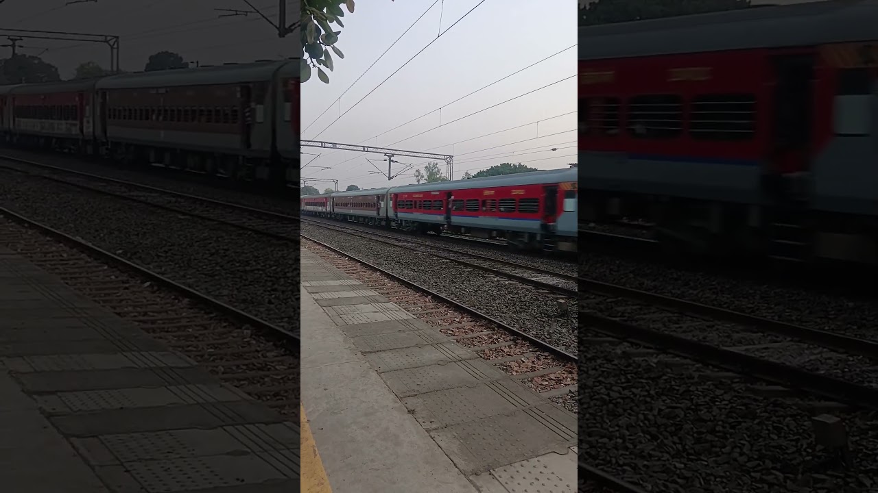 Departure of  New Jalpaiguri SF Express from Baitalpur 