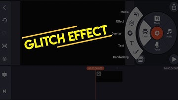 GLITCH Text effect in kinemaster