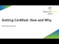 Getting certified how and why  david mark clements