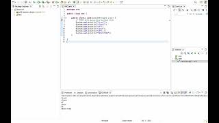Java First Class How to print Hello World