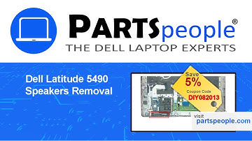 Dell Latitude 5490 (P72G002) Speakers How-To Video Tutorial