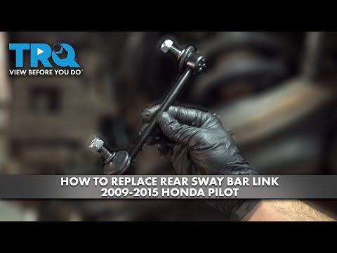 How To Replace Rear Sway Bar Link 2009 2015 Honda Pilot