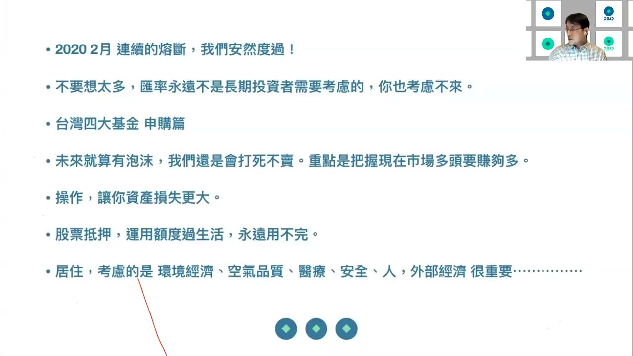 安然度過熔斷，為何QQQ還會持續上漲，錢能解決的最簡單，居住要考慮外部經濟，ZOOM講座一問一答 2021年2月20日 CLEC投資理財頻道