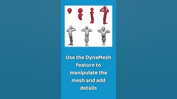 How to use ZBrush for Character Sculpting | 2D & 3D Animation | Animation #shorts