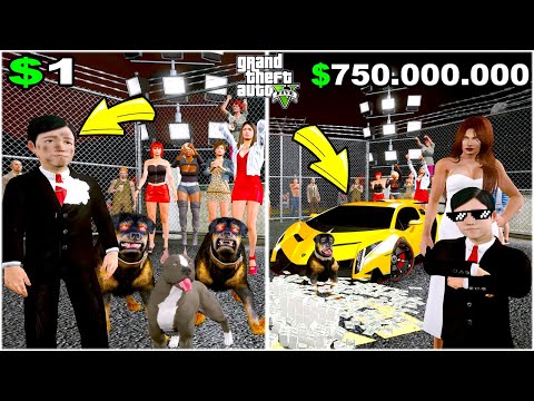 FAKİR ÇOCUK 1 DOLARIYLA KÖPEK DÖVÜŞLERİNE KATILIYOR!(ZENGİN OLDUK!) - GTA 5