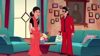 🔥 K.G.F Hindi Cartoon Story | Action Drama Kahani | New Hindi Animated Story 2025 🔥