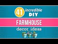 41 DIY Farmhouse Decor Ideas - Easy Rustic Home Decorating Projects for Any Room