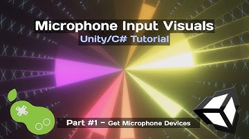 Microphone Input Visuals - Unity/C# Tutorial [Part 1 - Get Microphone Devices]