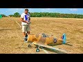 AMAZING HUGE RC NORTH AMERICAN AT-6 SCALE MODEL AIRPLANE FLIGHT DEMONSTRATION