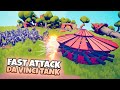 FAST ATTACK DA VINCI TANK VS EVERY FACTION TABS GAMEPLAY