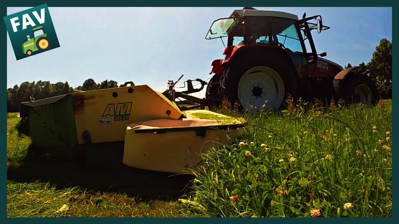 Mowing silage with STEYR + KRONE | Grasmaaien [spring 2020]