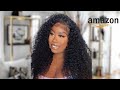 Curly AMAZON Wig Review! 6&quot;x4.5&quot; Glueless Closure Wig Install FT UNICE HAIR | Beginner Friendly!