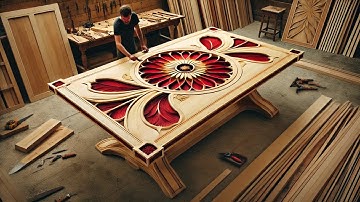 Extremely Luxurious Dining Table Design By Master Carpenter // Superb Craftsmanship