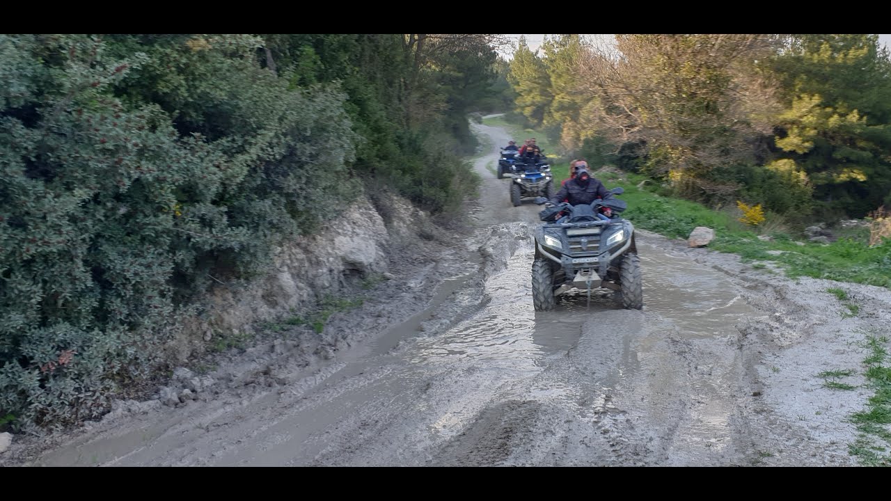 Atv off road,4x4 atv off road, 6 atv Urla dan dağ gezimiz.Cforce 550