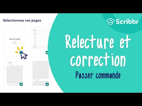 Relecture et Correction - Passer commande sur Scribbr ?