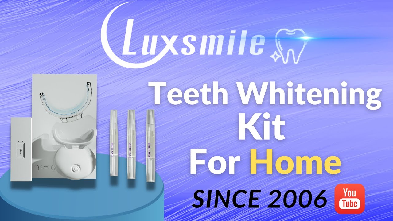 (Home)White Smiles New Waterproof LED Bleaching Light Tooth Home Teeth Whitening Kit