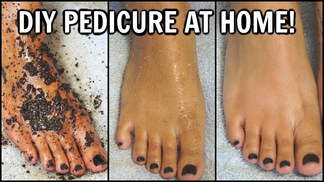 HOW TO DO A PEDICURE AT HOME │2 DIY FOOT SCRUBS FOR SMOOTH SOFT FEET