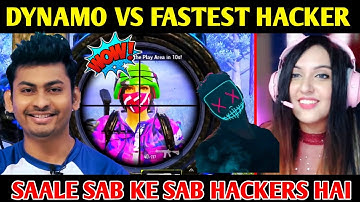 DYNAMO AWM VS FASTEST HACKER SQUAD IN BGMI BATTLEGROUNDS MOBILE INDIA