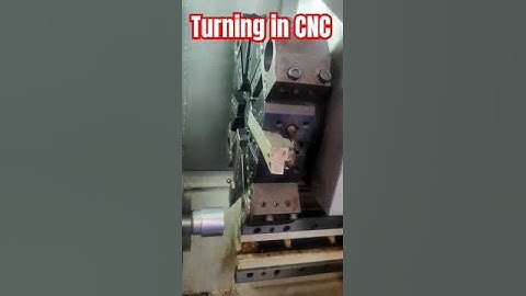 Turning In CNC Machine || Cnc Programming || #machine #shorts #cnc #viral #turning