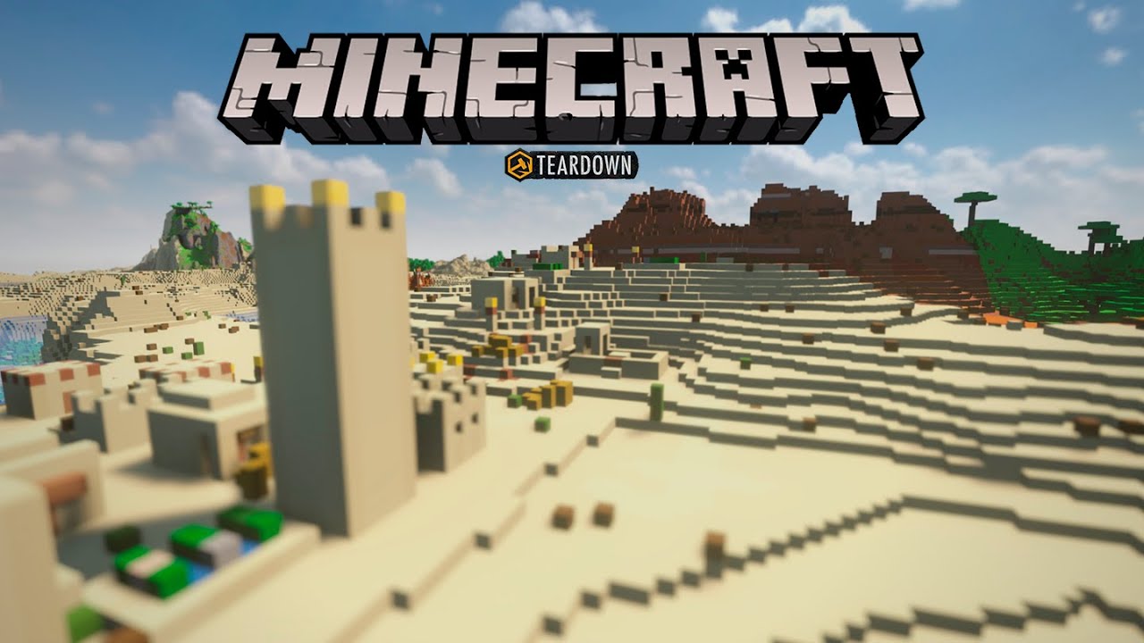 Miniature detailed Minecraft World in Teardown ! - YouTube