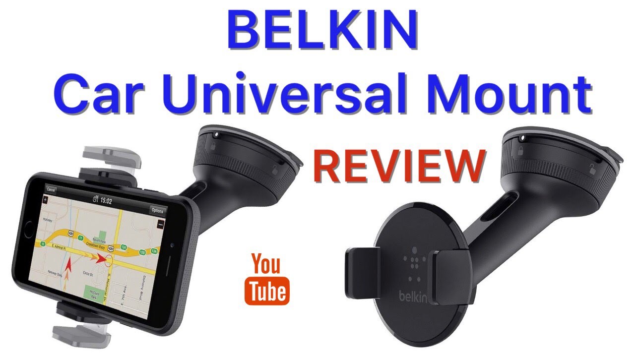 vermogen Toevlucht Pasen Belkin Car Universal Mount REVIEW - YouTube