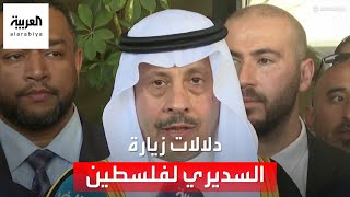 الرئاسة الفلسطينية تصف زيارة السفير السعودي بـ