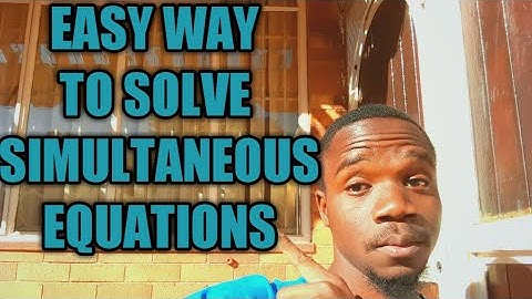 how to solve simultaneous equations using the graphical method