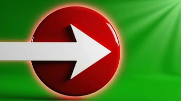 Cinematic Red Circle with Arrow Green Screen FX for Editors