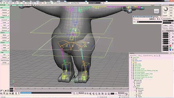 Softimage Animation Rigging CDK Biped Guide Volume Preservation Hip