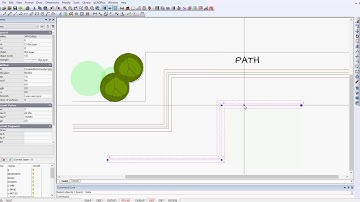 Multiline styles in landscape drawings
