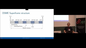 RIOT Summit 2022, Networking: "DSME-LoRa: An assessment of IEEE 802.15.4e DSME over LoRa"