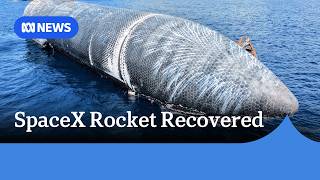 SpaceX recovers rocket that splashed down off Christmas Island | ABC NEWS