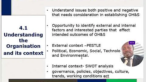 ISO 45001 CLAUSE 4-CONTEXT OF THE ORGANISATION