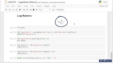 Py 65   Calculating Logarithmic Returns