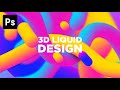 How to Create 3D Fluid Gradientd | Photoshop Tutorial