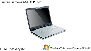 OEM Recovery #26 - Fujitsu-Siemens AMILO Pi3525