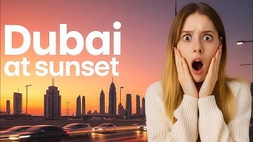 Dubai at Sunset Epic Skyline Views & Night City Drive 🇦🇪 | Dubai