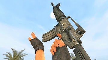 Counter-Strike Source All Weapons Firing In Slow Motion