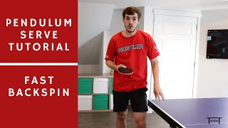 FAST Pendulum Serve Tutorial | Backspin