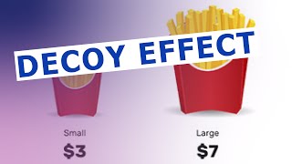 Decoy effect pricing strategy