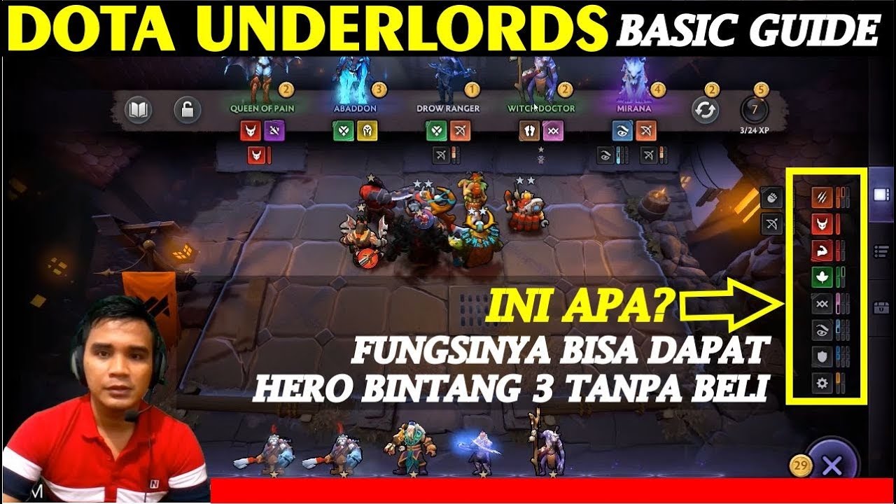 Dota Underlord Cara Dapat Hero Level 3 Gratis