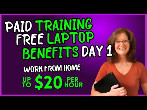 PAID TRAINING & FREE LAPTOP No Experience Needed Work From Home Job