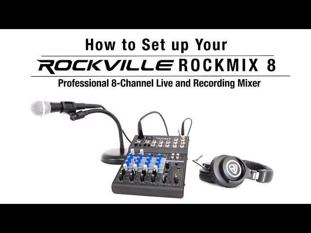 Rockville ROCK-U MINI 2x2 Home Studio USB Computer Recording Interface +  Mic - Rockville Audio