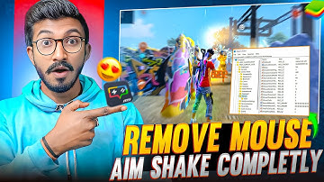 🔥 REMOVE MOUSE AIM SHAKE COMPLETLY — Free Fire Headshot Setting 2025 🎯