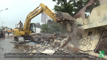 Jakarta Red-light District Razed