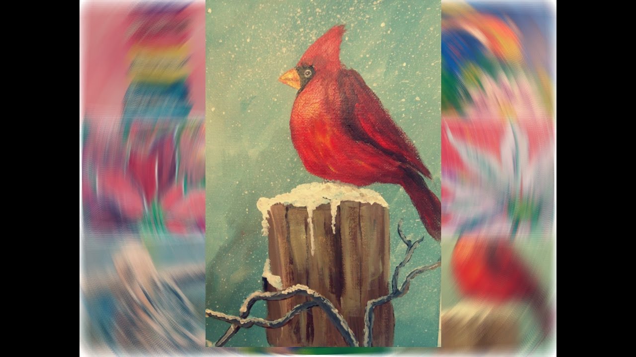 Winter Acrylic Painting For Beginners Winter Acrylic Painting For Beginners