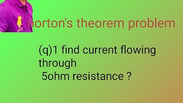 nortons theorem(norton